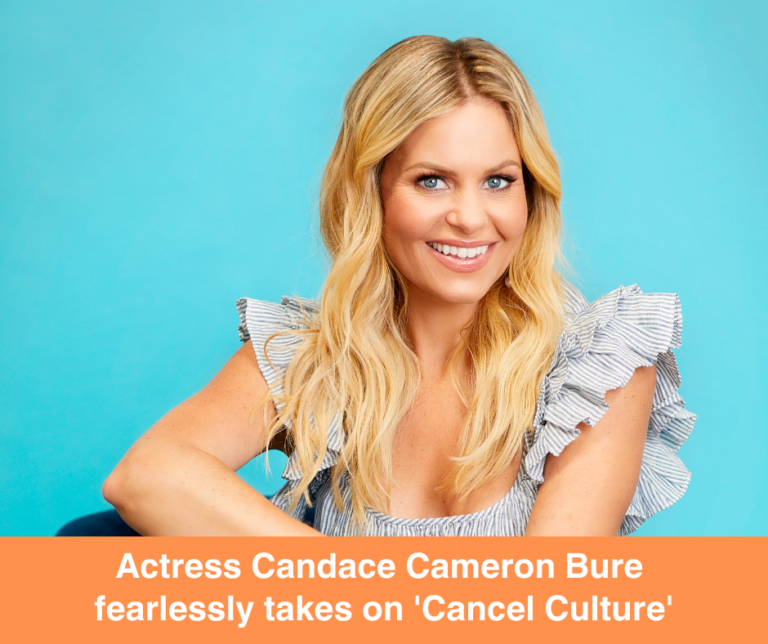 Actress Candace Cameron Bure fearlessly takes on ‘Cancel Culture’ and speaks her mind!